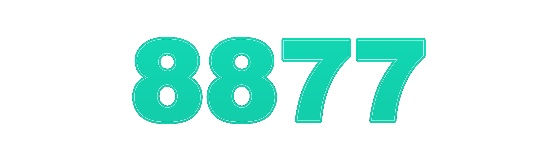 8877